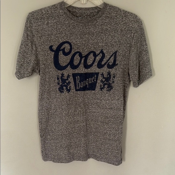 Coors Banquet Gray T-Shirt for Men Size Small - Picture 1 of 5